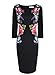 Vfemage Womens Floral Printed Slimming Tunic Casual Party Bodycon Dress