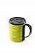 GSI Outdoors Insulated Infinity Backpacker Mug for Camping, Sturdy and Lightweight, Neon Yellow, 17 fl oz