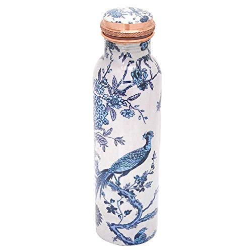 Copper-Master Modern Art Stylish Yoga Design Pure and Leak Proof Ayurvedic Printed Copper Water Bottle (1 L/1000 ml) 1 Copper-Master Modern Art Stylish Yoga Design Pure and Leak Proof Ayurvedic Printed Copper Water Bottle (1 L/1000 ml)