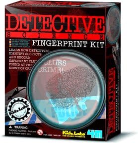 Amazon Com Detective Science Fingerprint Kit Kidz Labs 4m Office Products