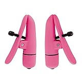 California Exotics Nipplettes Vibrating Nipple Clamps, Pink