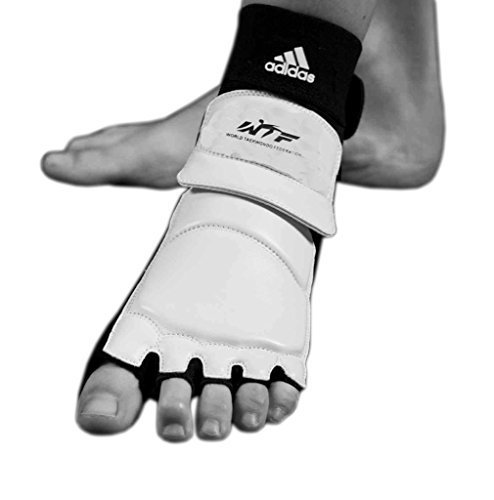 Adidas Martial Arts Taekwondo Foot Sock PRotector (black, L)