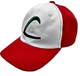 Creative Apparel Ash Ketchum Children's Embroidered Hat Costume for Kids, Ages 5-11, 100% Cotton