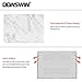 Macbook Retina 12 inch Case -With Keyboard Cover and Screen Protector, Dowswin Heavy-Duty Rubberized Marble Pattern Protective Case for Apple Macbook Retina 12.1