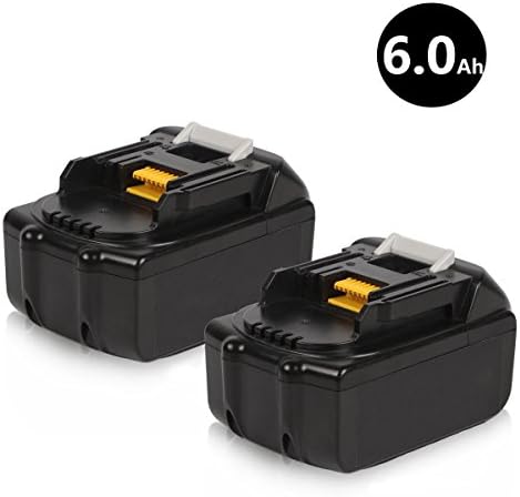 Sytechz 2Pack 18V 6.0Ah LXT Lithium-Ion Battery for Makita BL1860-2 BL1830 BL1840 BL1850 LXT-400 Cordless Power Tools