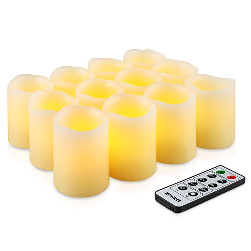 Buy Kohree Flameless LED Candles Real Wax Remote Control Candles