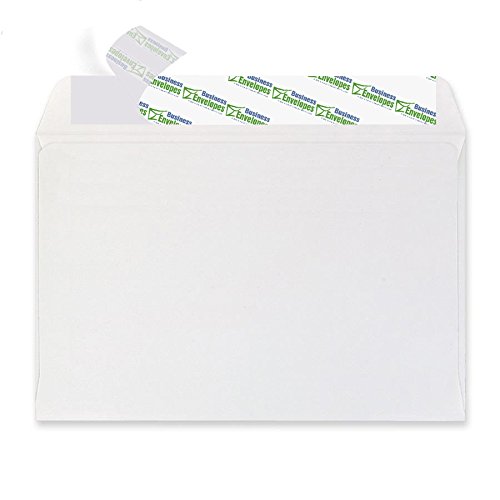 6x9 Envelopes Self Seal Booklet-Heavy Paper 28 Pound- Color White Envelope Open Side 6 x 9- (50pck)