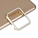 Fashion Metal Case with Bling Crystal Diamonds Plate Protective Cover Ultra Thin Bumper Compatible Watch 38mm/42mm Series 1/2/3（Best 3D Bling Gift for Your iWatch (Gold, 38 mm)