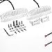 TURBRO 2 Pack 7'' 40W LED Spreader Light Deck/Marine Lights for Boat,12V 24V Combo