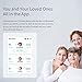 SLEEPON Sleep Monitor, Helps Detect Sleep Abnormalities - Family Sleeping Health Tracker with Heart Rate, Blood Oxygen Saturation, Breathing Tracking and A Real-Time Low Oxygen Alert for iPhone 5 678X