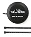 3pcs High Fashion Black Color Mini Round Body Retractable Tape Measure 150cm 60