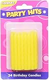 Oasis Supply Spiral Birthday Candles, 2.25-Inch, Yellow