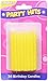 Oasis Supply Spiral Birthday Candles, 2.25-Inch, Yellow