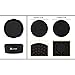 Set of 8 Silicone Coasters Silicone Drink Coaster Round Silicone Cup Pad Mat Tabletop Protection for Any Table Type, Perfect Soft Silicone Coaster Fits Any Size of Drinking Glasses.