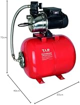 T.I.P. 31311 HWW 1300/50 Plus TLS Water Pump 50L Tank Dry Run Protection view 9