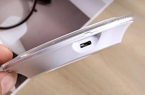 New Qi Wireless Charging Pad For Samsung Galaxy 8/8s/7/7s, Note 8, iPhone X/8/8 Plus (White)