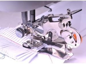 Share your own customer images Ruffler Sewing Machine Presser Foot - Fits All Low Shank Singer, Brother, Babylock, Husqvarna Viking (Husky Series), Euro-pro, Janome, Kenmore, White, Juki, Bernina (Bernette Series), New Home, Simplicity, Necchi and Elna Sewing Machines
