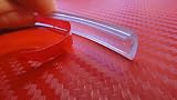 Clear Door Edge L Shape Molding Kit With Clear 3M Tape (12 Foot)