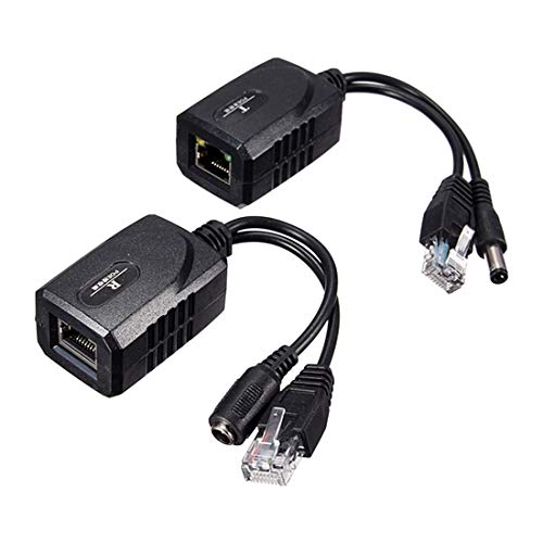 Jammas PoE Dispenser + PoE Power supply adapter black - (Standard: Universal Plug, Color: Black)