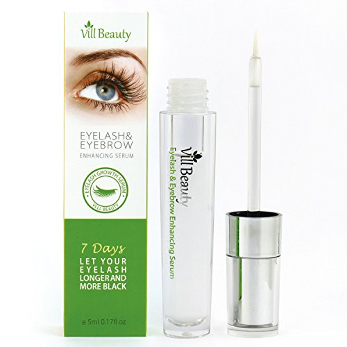 [2018 Upgraded] Premium Eyelash Growth Serum, Eyebrow Growth Serum, Best Eyelash Growth Serum For Longer, Thicker Eyelash And Eyebrow! Doctor Recommended Eyelash Growth Serum!