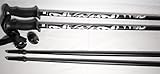 WSD Ski poles adult 2016 model Aluminum black/silver Alpine Downhill Ski Poles pair New