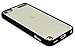iPod Touch 6, Touch 5 Case, Bastex Crystal Clear Air Fused Rugged Ultra Slim Fit Shockproof Rubberized Plastic Bumper Clear Back Panel Cover Flexible TPU for iPod Touch 6th & 5th Generation (Black)