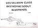 USS Saladin class destroyer/scout blueprints by 