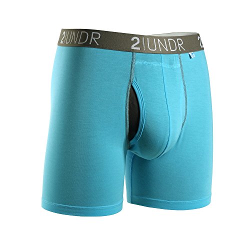 2Undr Men's Swing Shift Boxer Brief, Light Blue, X-Large