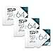 Silicon Power 64GB 3-Pack High Speed MicroSD Card with Adapter