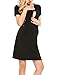 Hotouch Women's Short Sleeve Maternity Dress Nursing/Breastfeeding Nightgown Dress 10 Colors S-XXL