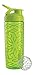 BlenderBottle SportMixer Signature Sleek Shaker Bottle, Zen Gala Green, 28-Ounce