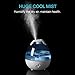 Anypro 3.5L Ultrasonic Cool Mist Humidifier with Night Light Mode/2 Mist Levels, Optional 3-Time Settings, High-Capacity Humidifiers for Bedroom with Auto Shut-Off Function, Safe for Baby