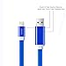 Compatible with iPhone Charger Cable, Acode EL Light Neon LED Flashlight High Speed 3ft Charging Cord Visible Flowing Light Glow in The Dark Tangle-Free Flat Data Cable