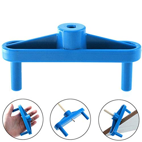 Efaster Woodworking Drill Center Locator,Finder Precision Marking Gauge Scriber,Marking Center Finder Centering Scriber,Woodworking Tool Marking Gauge Scribers,Marking Center Gauge (Blue)
