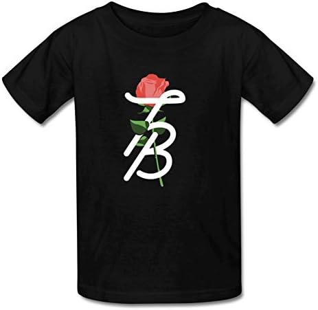 Mumogu Little Boys Girls Cotton Tessa Brooks Crew Neck T-Shirt For 4-11yr Old