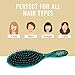 Wet Brush Original Detangler Hair Brush - Green Stained Glass - Exclusive Ultra-soft IntelliFlex Bristles - Glide Through Tangles With Ease For All Hair Types - For Women, Men, Wet And Dry Hair