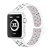 AdMaster Compatible for Watch Bands 38mm 40mm,Soft Silicone Replacement Wristband Compatible for Watch Series 1/2/3/4 - S/M White/Lavender
