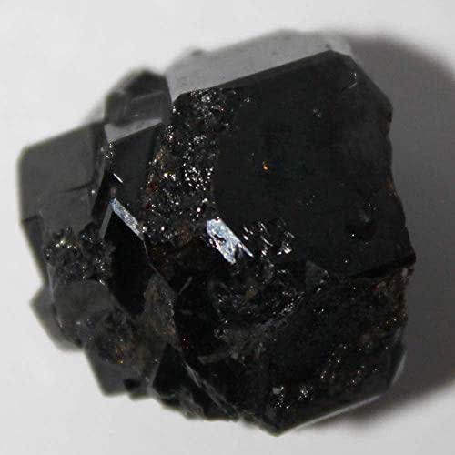 Black crystal, melanite crystals, 25x24x17 mm Handmade