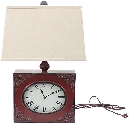 Teton Home TL-030 Clock Table Lamp