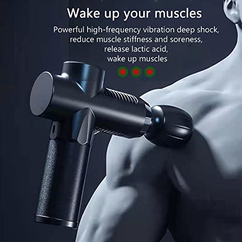 Massage Gun, Muscle Therapy Gun for Athletes, Deep Tissue Percussion Body Muscle Massager,Handheld Electric Full Body Therapy Massage Gun