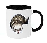 Sleepy Ferret Coffee or Tea 11oz Mug - Perfect Gift for Animal Lovers