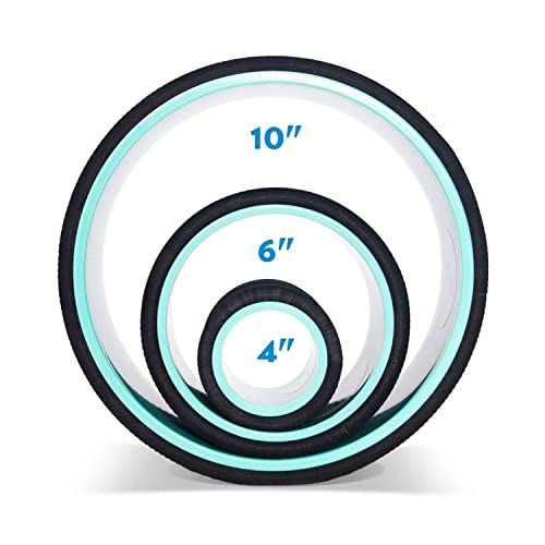 Chirp Wheel Back Stretcher w/Foam Padding, Set of 3 Body Roller 10