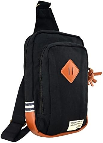 Bdpq Gym Fanny Sling Bag Chest Shoulder Unbalance Casual Backpack Sack Satchel Outdoor Bike (Black)