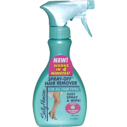Sally Hansen Spray-Off Hair Remover, Cucumber Scent with Aloe, 6.7 Ounce