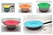 JJMG Food Grade Silicone Bowl Lids and Food Covers, Reusable Airtight Suction (Rainbow)