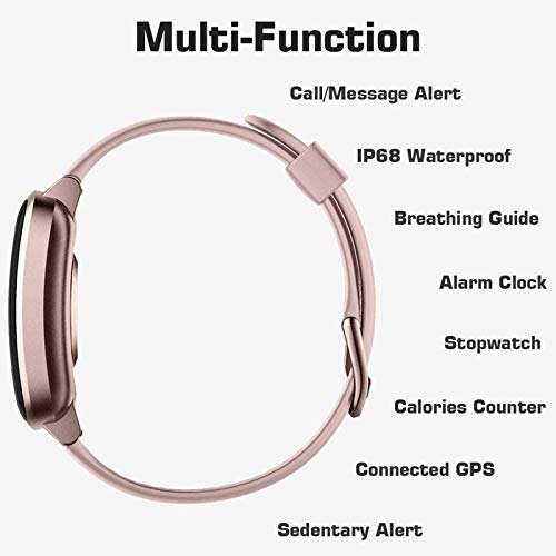 Lintelek Smart Watch for Android & iOS, Fitness Tracker with Heart Rate