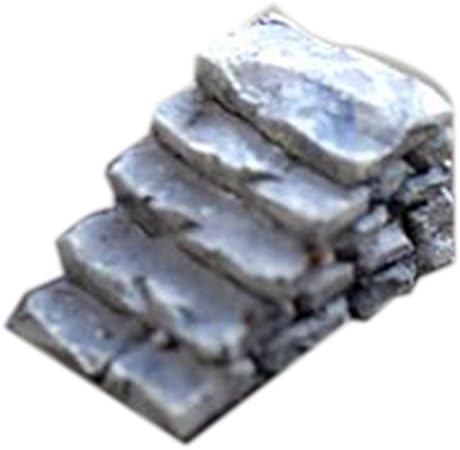 rongwen New Miniature Stone Straight Bridge Stairs Home Decor Fairy Ornament Garden