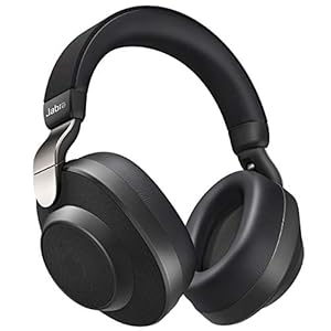 Jabra Elite 85h Wireless Noise-Canceling Headphones, Titanium Black – Over Ear Bluetooth Headphones Compatible with…