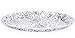 Crow Canyon Home Enamelware Oval Platter, 17.5 inch, Grey/White Splatter