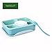 Lunch Bento Box, Iwotou Microwave and Dishwasher Safe Lunch Box with 5+1 Separated Containers (Blue)